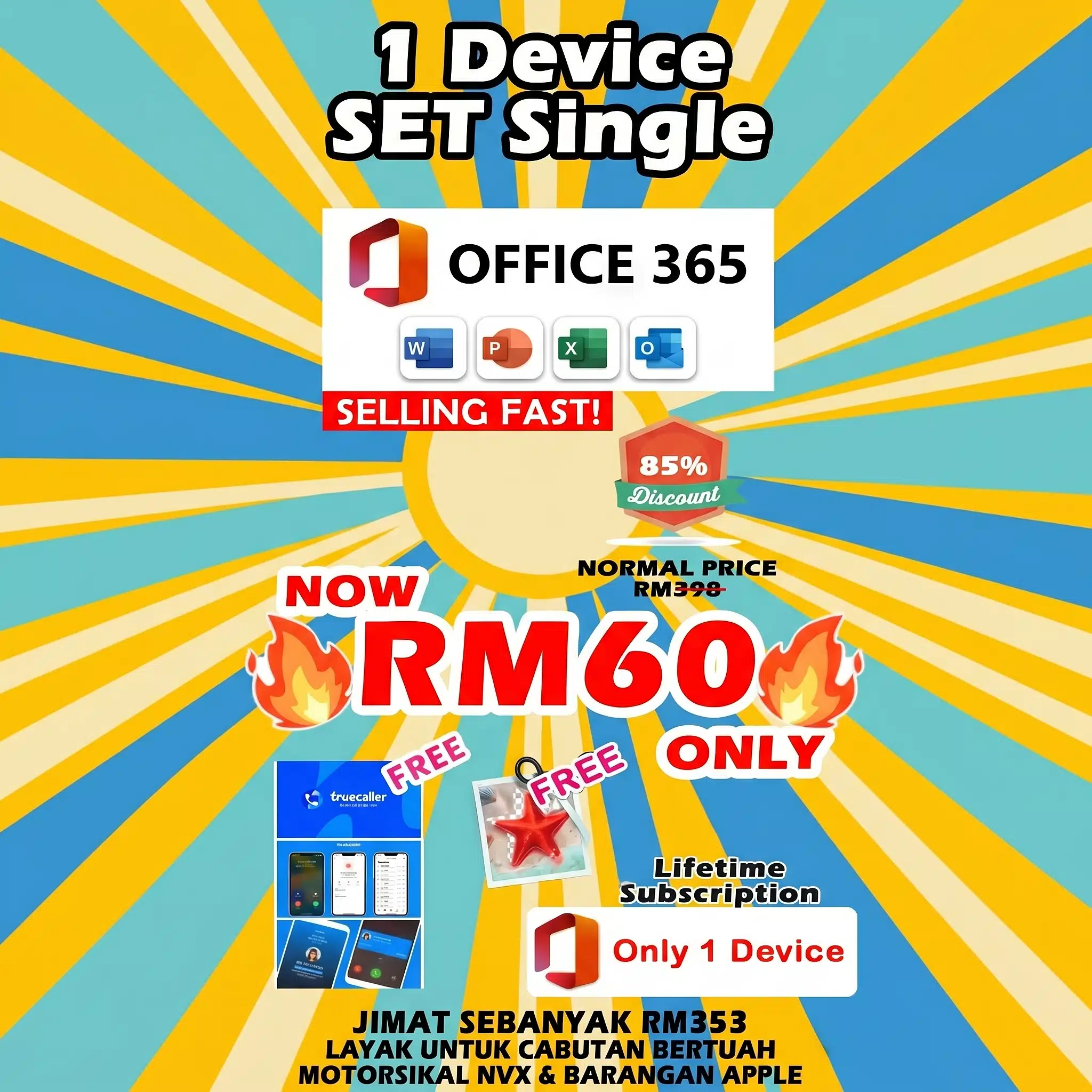 Office365 Set Single - 1 Device